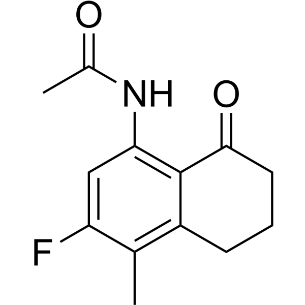 Exatecan Intermediate 6 (N-(3-fluoro-4-methyl-8-oxo-5,6,7,8-tetrahydro-1-naphthyl)acetamide) 143655-